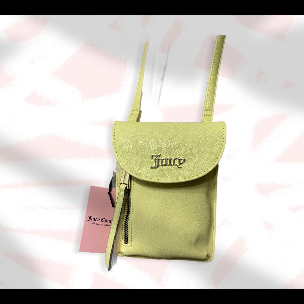 Brand New Juicy Couture Yellow Iris Crossbody Bag